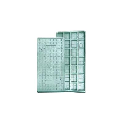 China Modern Heavy Duty Cable Square Composite Resin Trench Cover Well Square Cover for sale