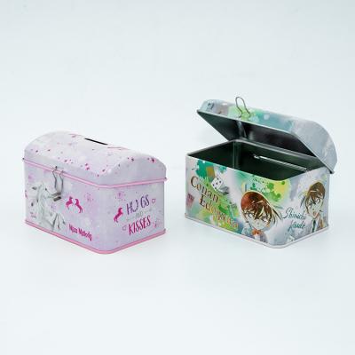 China Personal Care Metal Place Tin Coin Tin Box Coin Tin Container Lock for sale