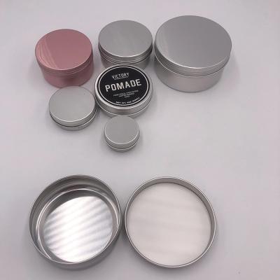 China Recycled Tea Tin Box With Screw Lid 5ml 10ml 20ml 30ml 50ml 60ml 80ml 100ml 250ml Lip Balm Jar Matte Rose Gold Candle Cream Aluminum Materials for sale