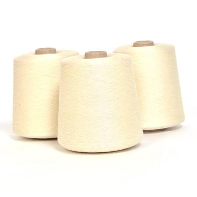 China Sustainable high quality undyed silk yarn grade B 120nm/2 100% spun silk yarn for weaving for sale