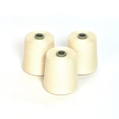 China Great Price 21nm/1 Recycled Pure Silk Noil Yarn For Weaving for sale