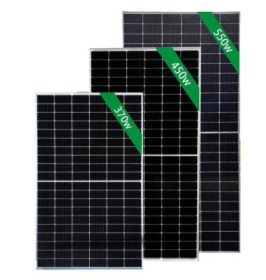 China Monocrystalline Silicon All Black High Efficiency 370W 450W 540W Solar Power Panel For Home for sale