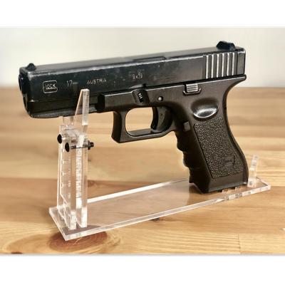 China General Adjustable Clear Acrylic Outdoor Guns Rack Modern High Quality Firearm Display Toy Display Rack for sale