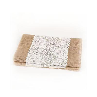 China Waterproof Decorative Linen Table Runner Sustainable Oil Resistant for sale