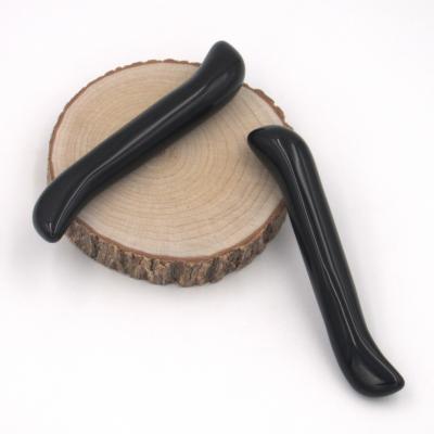 China Europe Chinese supplier carved semi-precious stone 120*20 S shape yoni wand for sale