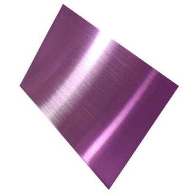 China Decoration 410L Blue Color Stainless Steel Sheet Stainless Steel Sheet for sale