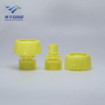 China Non spill around 8.6mm bracket up screw cap for plastic tube for sale