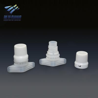 China Non Bulk 9.6 Mm Cheap Plastic Caps And Closures For Juice Pouch for sale