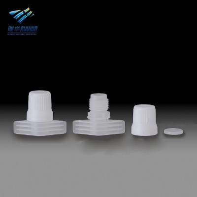 China Non Spill 9.6mm New Screw Design Plastic Spout For Medicine Stand Up Bag for sale