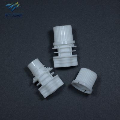 China Disposable Plastic Cap 10mm Food Spout Pouch Liquid Packaging for sale