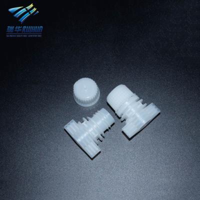 China Disposable Liquid 12mm Food Spout Plastic Pouch With Cap for sale