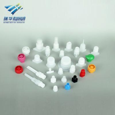 China Non Spill Accept Shantou RUIHUA Custom Profession Factory Plastic Nozzle With Cap for sale