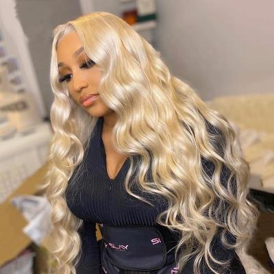 China Lace Front Wig, 613 HD Lace Frontal Wig, Blonde 613 Full Lace Wig Body Wave 613 Hair for sale