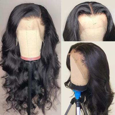 China Body Wave Hair Wholesale Vendors Straight Virgin Mink Brazilian Human Hair Frontal Raw Cuticle Aligned Hair 360 Lace Closure Extensions for sale