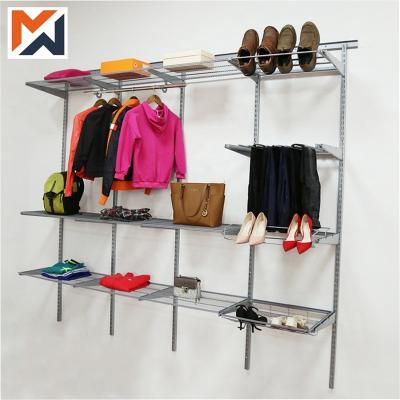 China Cheap Closet Bedroom Wardrobes Metal Closet Organizers for sale