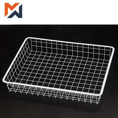 China Sustainable Wardrobe System Parts Wire Hanging Basket for sale