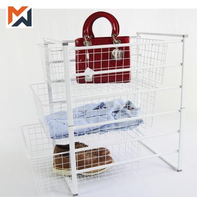 China Sustainable Free Standing Pull Out Kitchen Wire Basket Drawers for sale