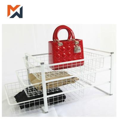 China Viable Wire Mesh Storage Basket Metal Shelf for sale