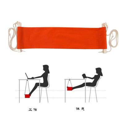 China Modern creative swing foot swing leisure fuut hammock cotton polyester cotton polyester office lazy footrest manufacturer for sale