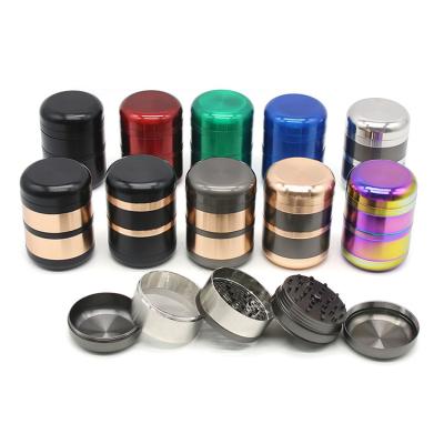 China Tobacco Weed Herb Grinder Cigarette Accessories Metal Grinding Zinc Alloy Grinder Mill In Stock for sale