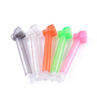 China Wholesale Price Tobacco Water Pipe Herb Glass Pipe Grinding Plastic Smoking Smoking Accessories for sale