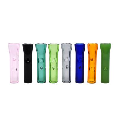 China Multicolor Glass Pipe Holder Tobacco Pipe Fittings Grinding Glass Pipe Fittings for sale