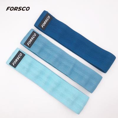 China Yoga Exercise Same Size Resistance Hip Band Fabric Resistance Bands Different For Legs And Butt for sale