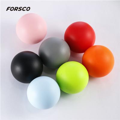 China Silicone Logo All Kinds Custom Made Of The Official Size Colorful High Quality Silicone Lacrosse Massage Ball for sale