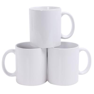 China China Factory Top Grade Viable Popular White Ceramic Sublimation Empty Coffee Mug for sale