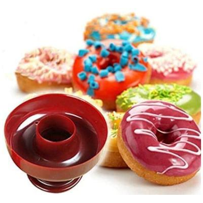 China Viable Plastic Food Grade Donut Maker Cutter Round Cake Fondant Tools Form Donut Mold for sale