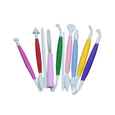 China Sustainable 10 Pcs Cake Fondant Sculpting Cakes Tools Cake Carving Tools for sale