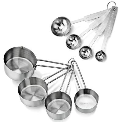 China Viable Direct Measuring Cup Kitchenware Stainless Steel Factory Accessories Seasoning Cooking Doser for sale