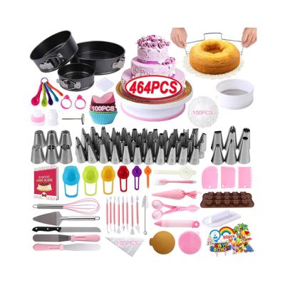 China Sustainable Cake Decorating Supplies Cake Rotating Turntable Baking Tools Cake Decorating Set for sale