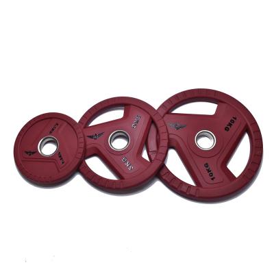 China Durable Factory Wholesale Custom Gym TPU Weight Plates for sale