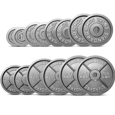 China Gray Wholesale Custom Cast Iron 5kg Weightlifting Universal Plates from Hammertone for sale