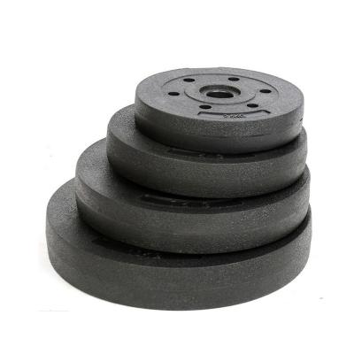 China Black Adjustable Weight Durable Hot Selling Rubber Barbell Plates for sale