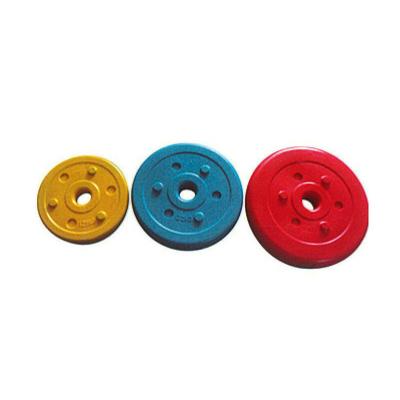 China Universal Gym Cheap Exercise Color PU Adjustable Plated Weight Bumper Plates for sale