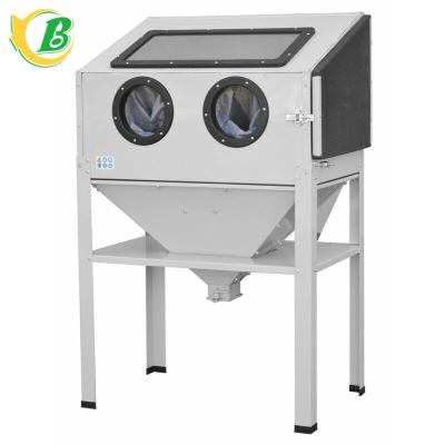 China Garment Shop Vertical Sandblasting Cabinet / Abrasive Sandblasters / Steel Blast Cabinet for sale