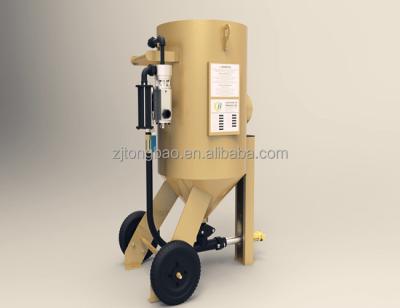 China Critical cleaning / residue-free sandblasting machine with remote control system for sale