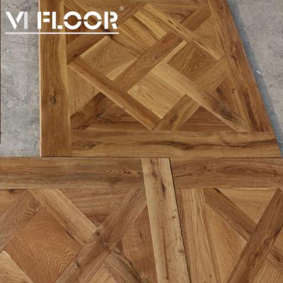 China High Standard Hand Made / Decorate Antique Prefinished Parquet Wood Flooring for sale