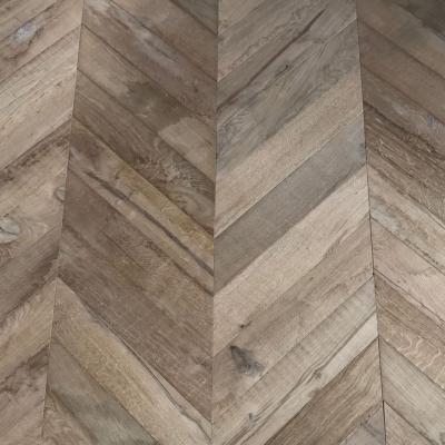 China Oak Herringbone Plank Oiled Engineered Hardwood Oak Flooring for sale