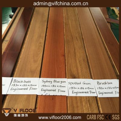 China Anti-scratch 15mm Spotted Bond Australian Timber Flooring 1830*186mm for sale