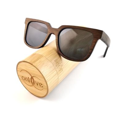 China Fashion Sunglasses Top Brand Men Oversized Wooden Sunglasses Bamboo Hard Touch for sale