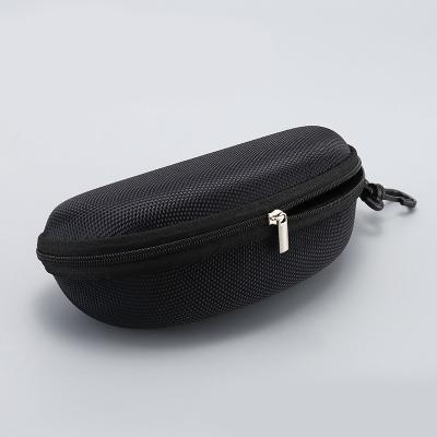 China Special Paper Fisherman Zipper Shell Sunglass Case Belt Loop Eva Case Custom Logo Flying Sunglasses and Clip for sale