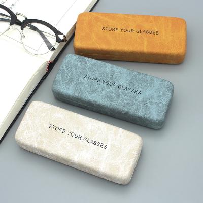 China Shell Suitable Sunglass Case Custom Hard High Quality Leather Logo Packaging For Men And Women for sale