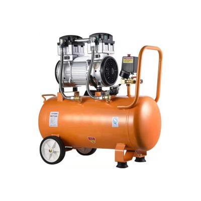 China OIL-LESS Mute Air Compressor Spray Compressor Auto Repair 220V Oil Free Industrial Air Compressor for sale