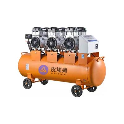 China High Quality Silent OIL-LESS 0.6KW 1.2KW 1.8KW 30L 8bar Screw Oil Free Air Compressor for sale