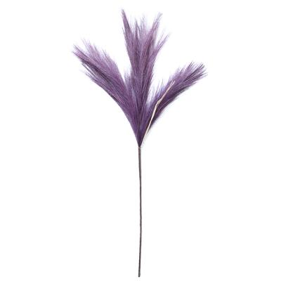 China Artificial Fabric Flower Pampas Grass Branch For Living Room Shop Home Wedding Decor for sale