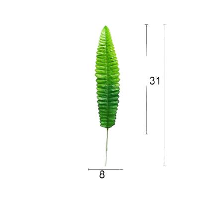 China 2022 silk spray persian color 7 fork fern simulation water foliage wall for sale