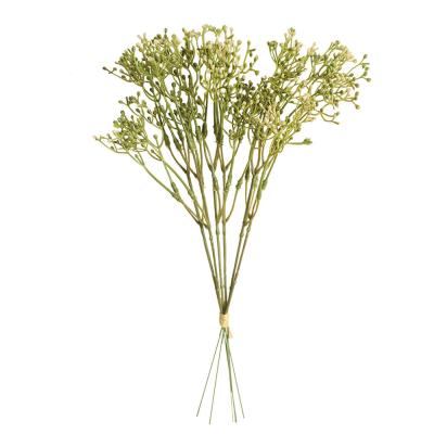 China New Hot Sale Artificial Flower Amazon Silk Babysbreath Plastic For Home Wedding Decorations for sale